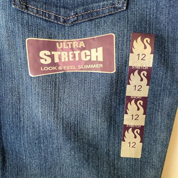 Gloria Vanderbilt Amanda Classic Fit Jeans Size 12 Short NWT Ultra Stretch - Picture 10 of 12